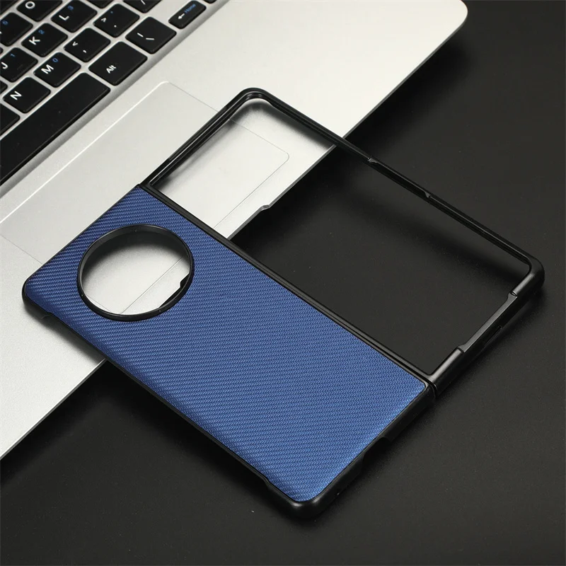 

For Tecno phantom V Fold Case Luxury PU Leather Hard PC Plastic Protection Cover Capa for Tecno phantom V Fold Funda