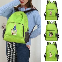 lightweight portable foldable mom print backpack folding bag ultralight outdoor pack for women men travel hiking camping daypack