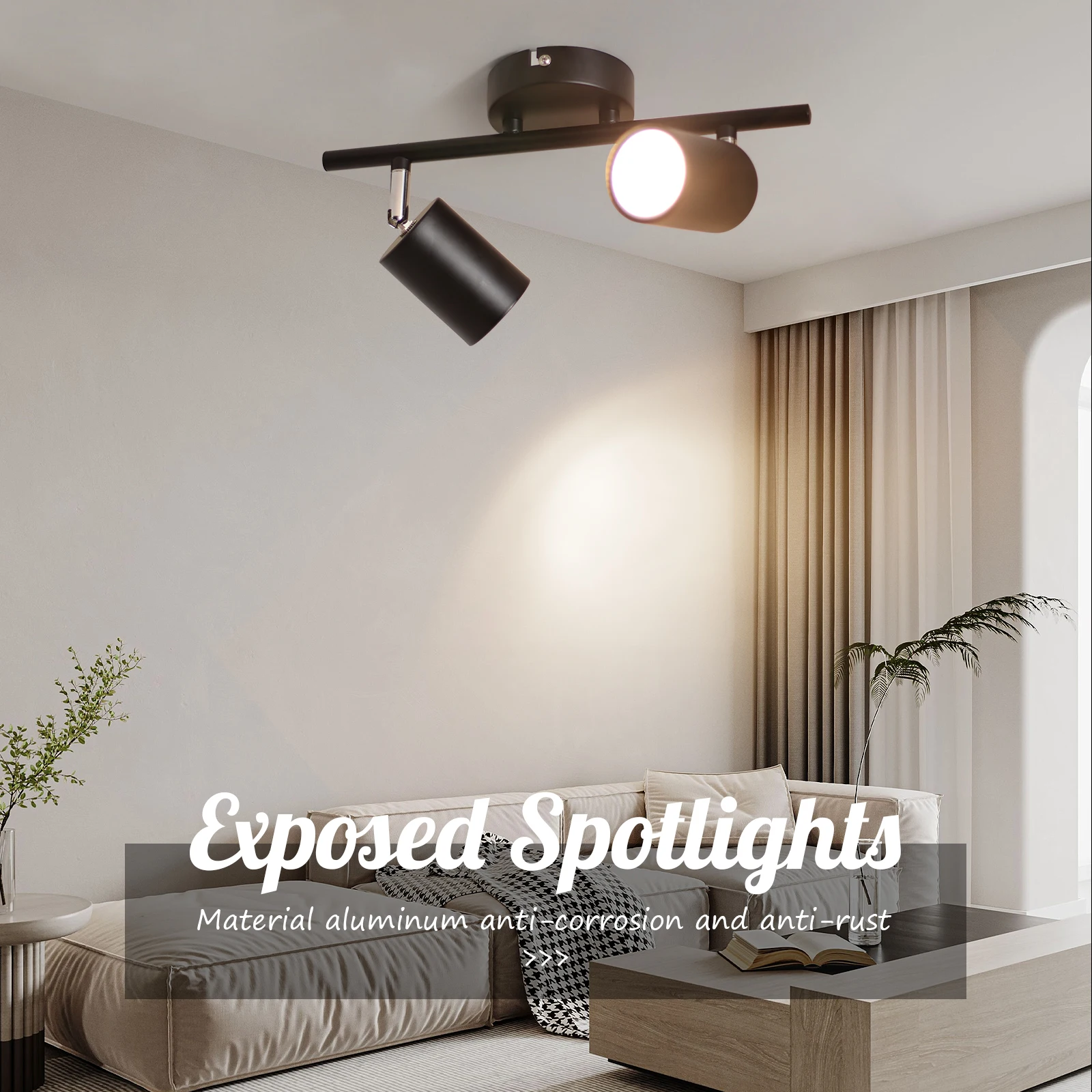 

LED Spotlight Angle Adjustable Ceiling Lamp Jewelry Cabinet Showcase Counter Lamp Mounted Ceiling Mini Ceiling Lighting