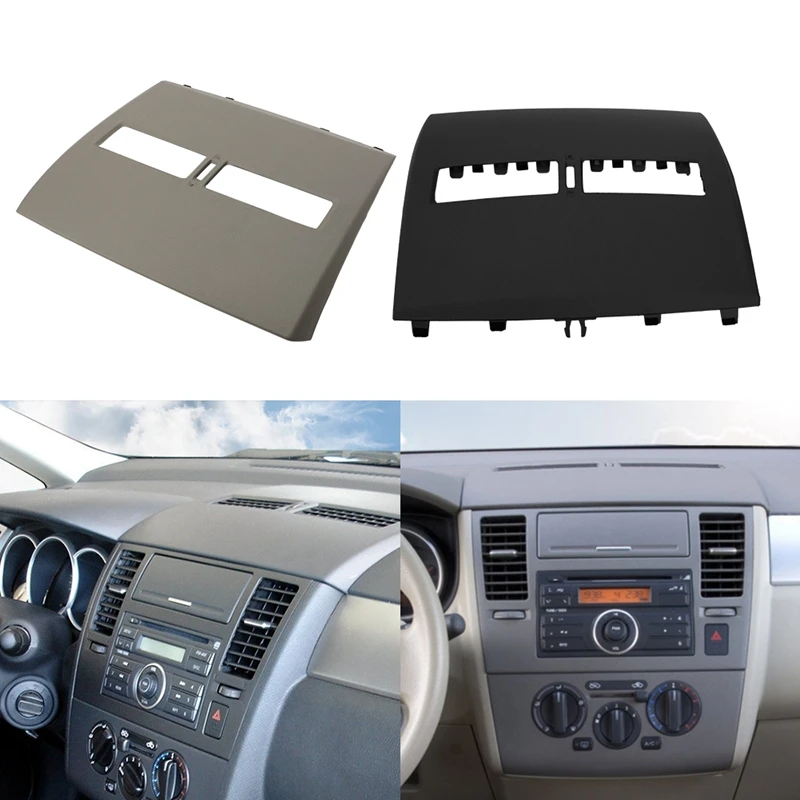 Car Air Conditioner Outlet Finisher-Instrument Plate for Nissan Tiida 2005 2006 2007 2008 2009 2010 2011 Air Conditioning Vents