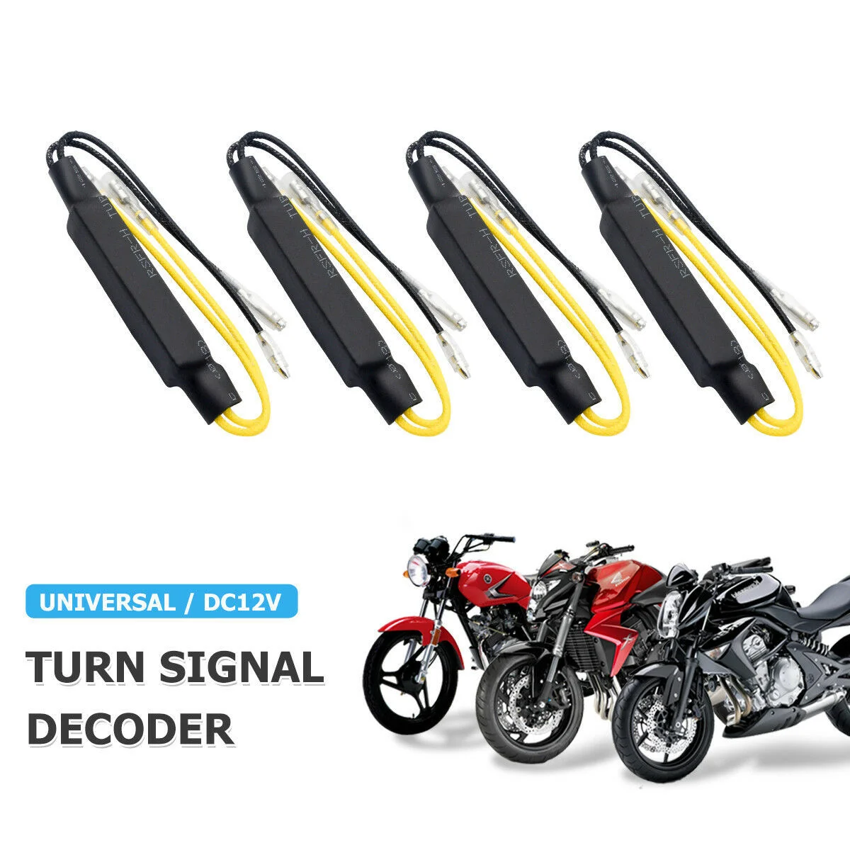 

Резистор нагрузки 1/2/3/4 PCSIndicator 12 В 21 Вт, решение мигалки, 26 Ом, светодиодные указатели поворота, декодер неисправностей, мигалка для мотоцикла