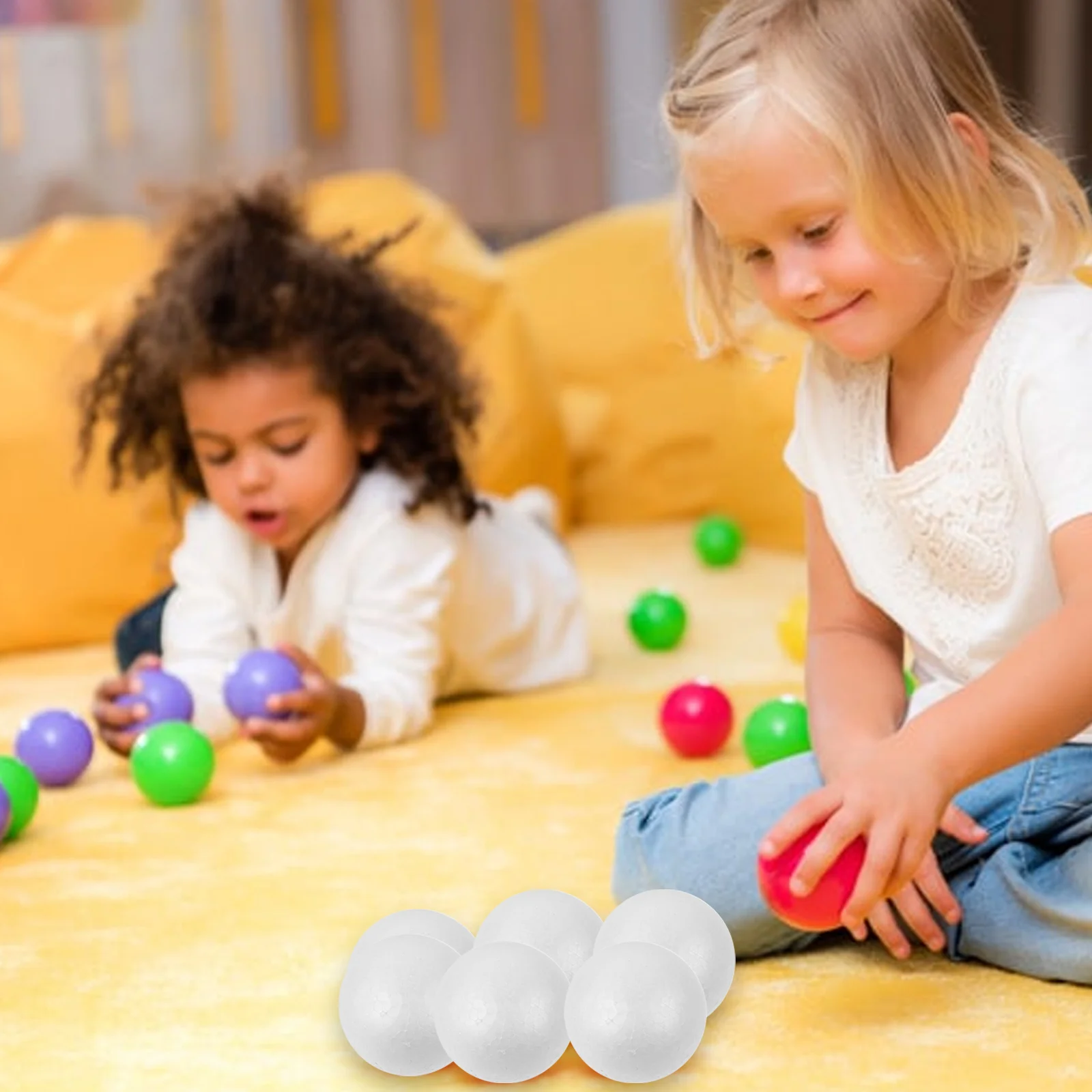 25 шт. белые ремесленные шарики из пенопласта шары планеты полистирол детские