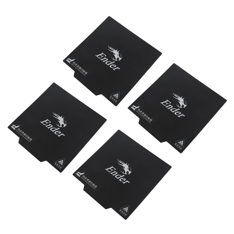 

4Pcs 9.2 Inch X 9.2 Inch Ender-3 Printer Part Magic Magnetic Build Surface Bed Paper Label With Label 235 X 235Mm
