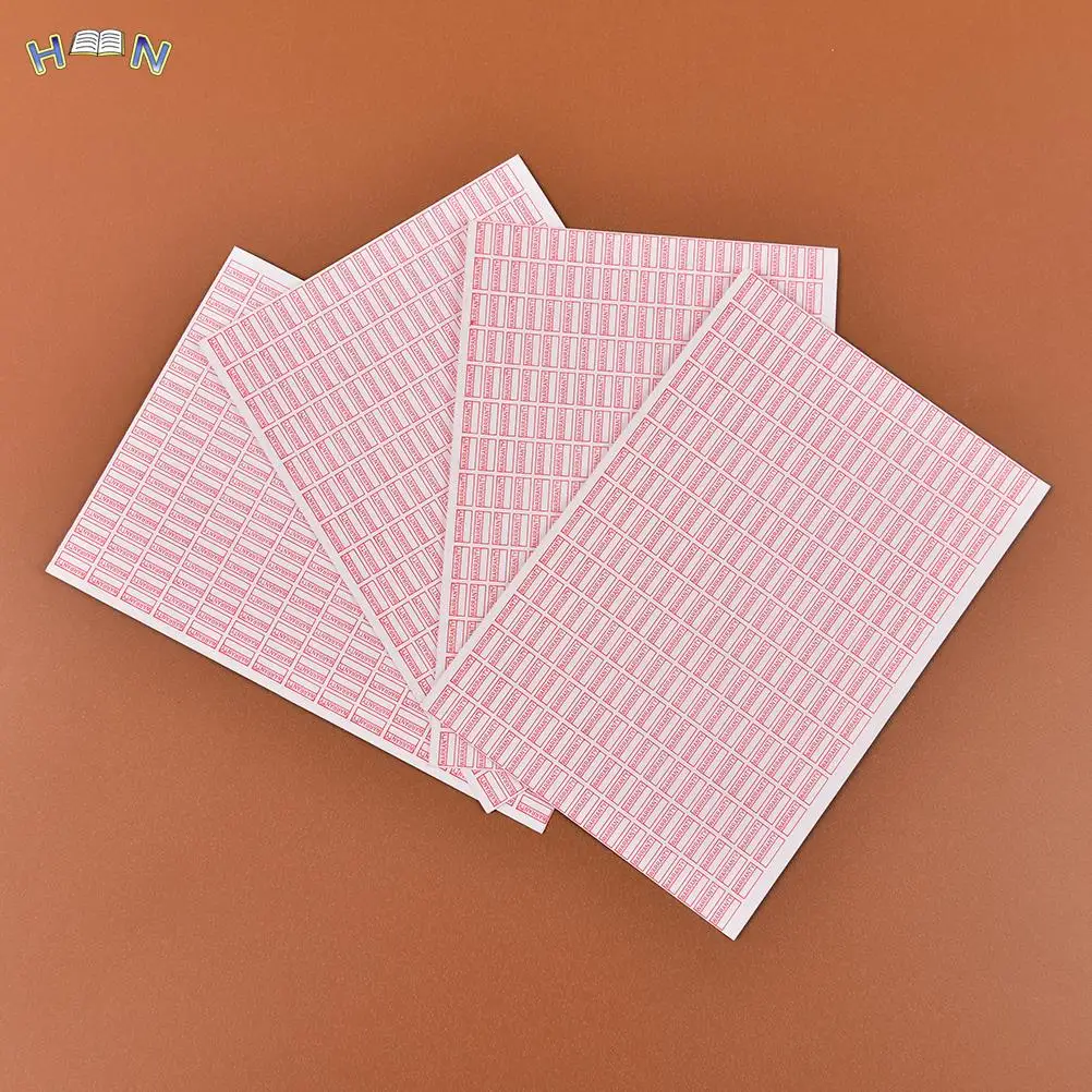 

1000pcs/pack Warranty Void If Removed Sticker Security Seal Red Color Rectangle Shape Fragile Label Size 10mm*5mm