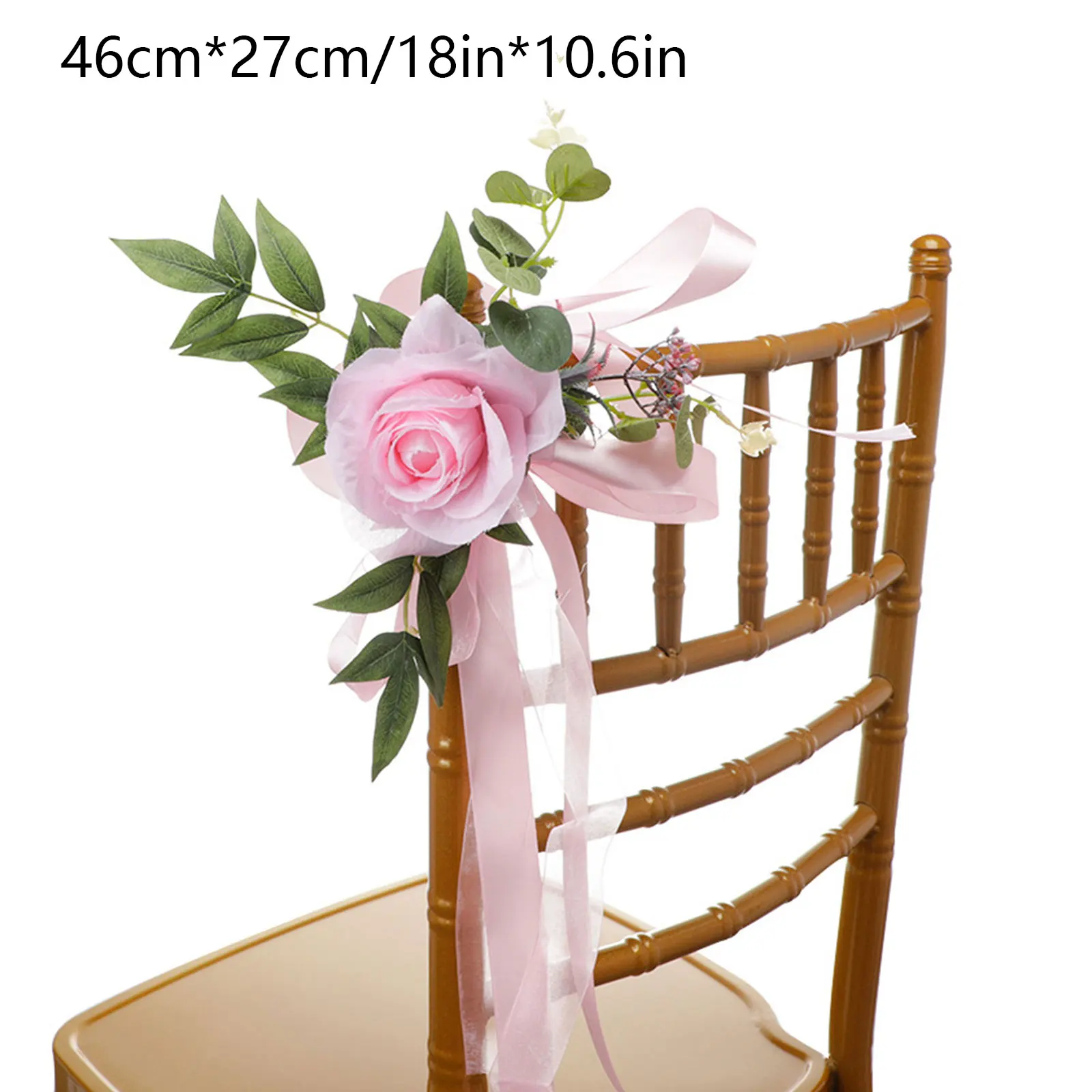 

5 шт., декоративное розовое кресло в виде цветов и листьев