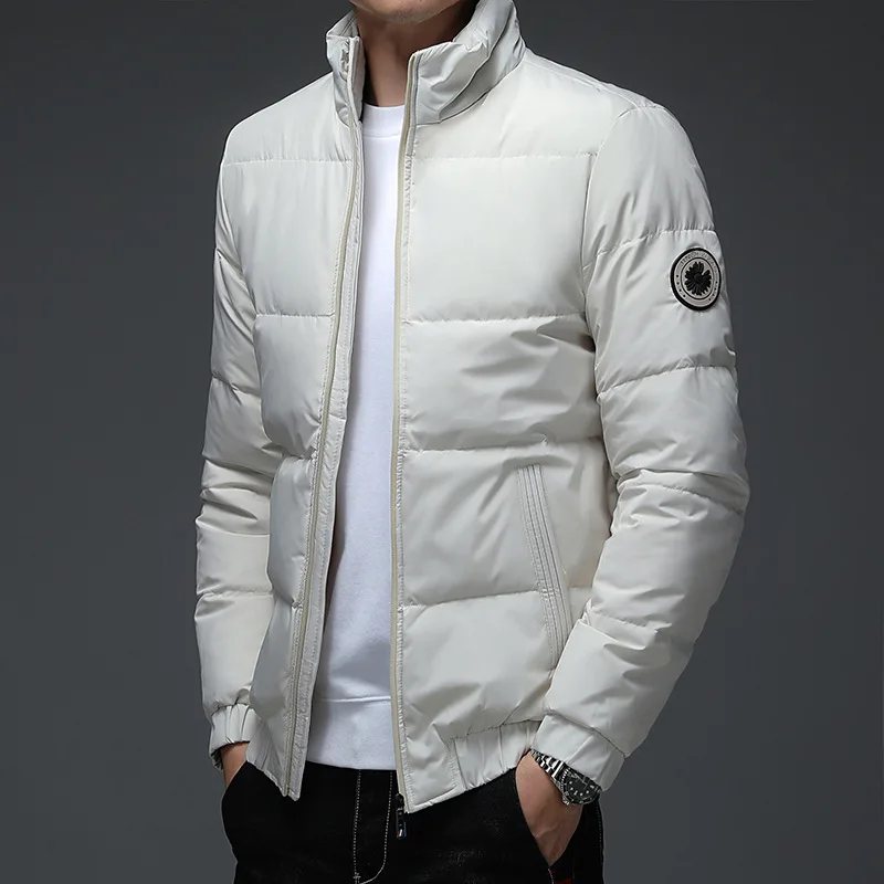 2022 Winter New Light Luxury Fashion Jacket Cotton Jacket Men Jacket Fashion Large Size Cotton Jacket Men's Thickened Warm