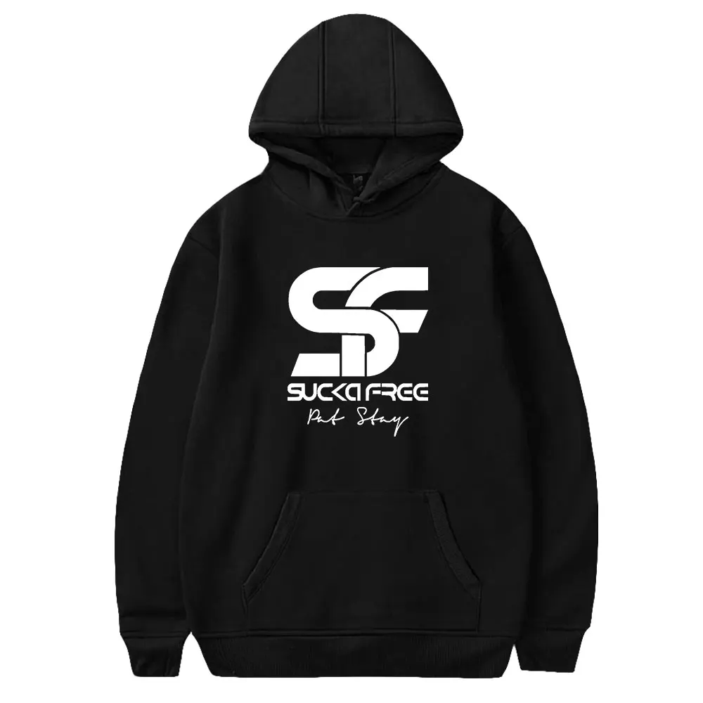 

Pat Stay Hoodie Women Men Long Sleeve Pullover Hooded Sweatshirts Unisex Casual Streetwear Fashion Clothes