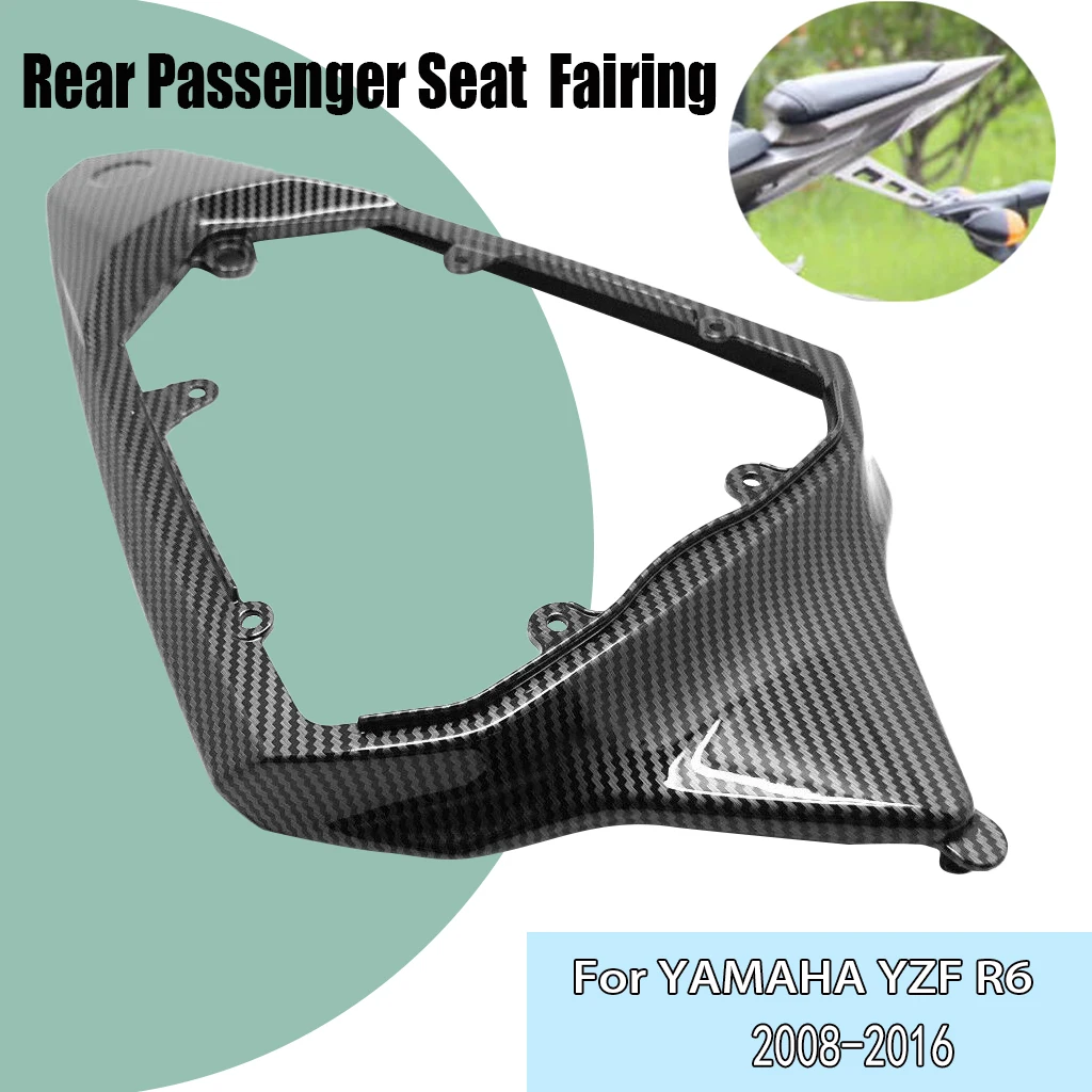 

For Yamaha YZFR6 YZF R6 YZFR6 2008-2016 Motorcycle Accessories ABS Plastic Rear Passenger Seat Fairing