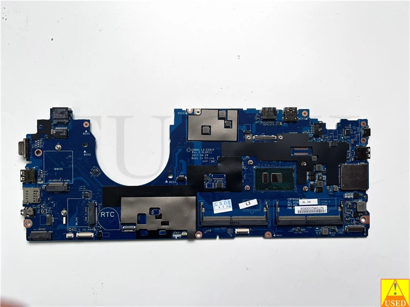 

Б/у материнская плата для ноутбука Dell 5580, E5580, CN- 0V6V32, SR2F0