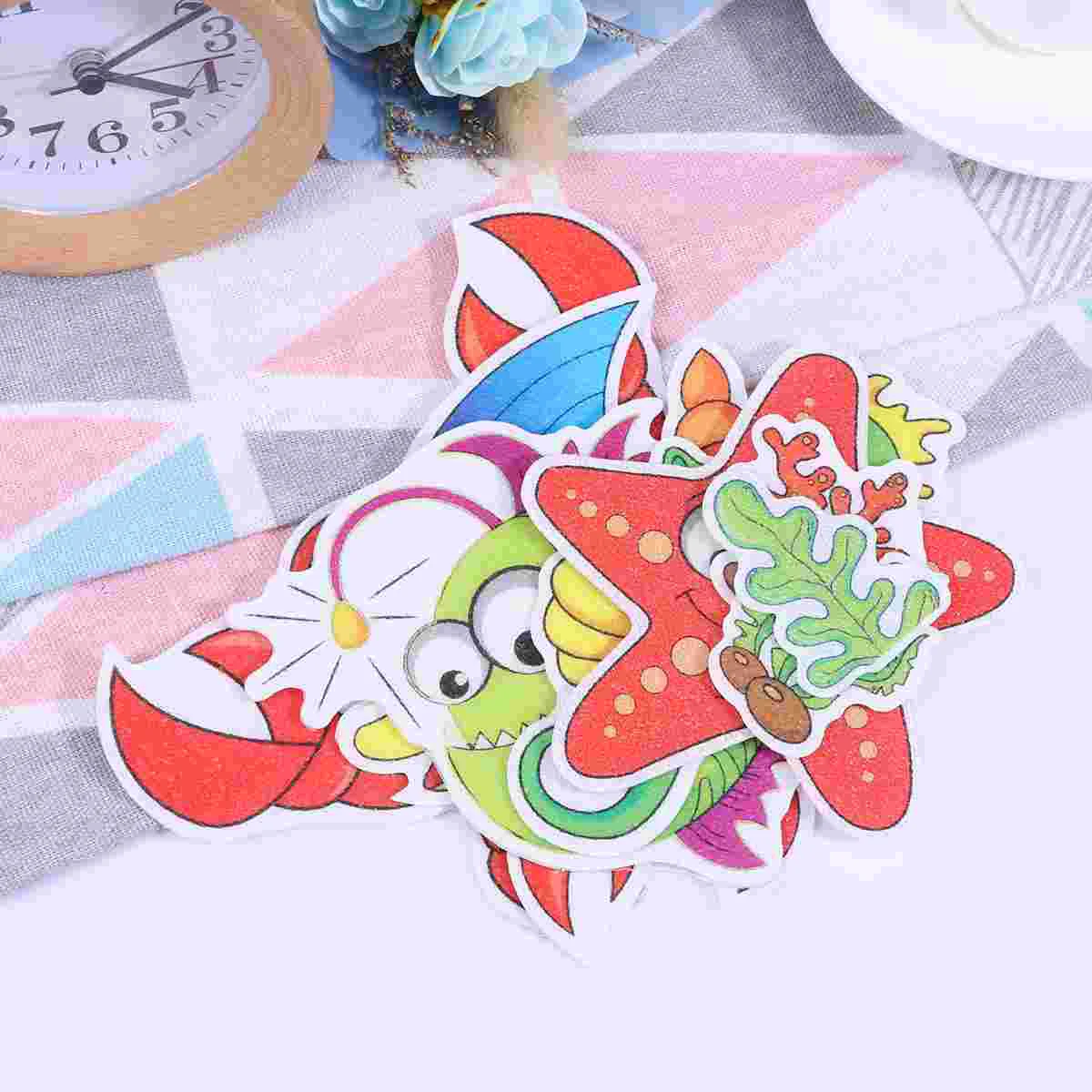 

Stickers Anti Bathtub Tub Non Bath Shower Stickerdecoration Appliques Crab Star Waterproof Decals Safety Tape