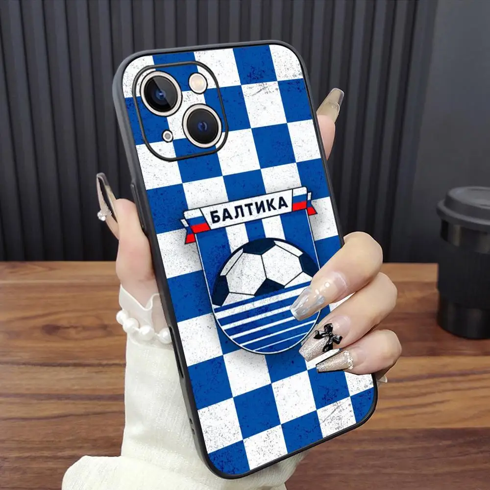 Фото Чехол для телефона Hot Baltika football FC Kaliningrad для iPhone 17, 16, 15, 14, 13, 12 Plus Mini Pro Max, мягкий, черный, ударопрочный. №2