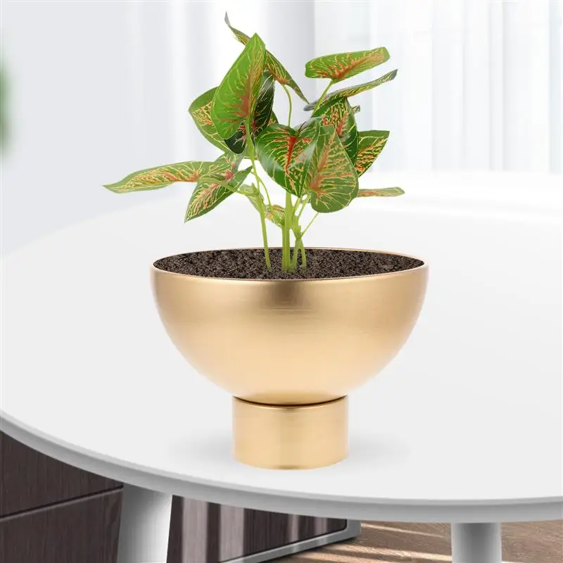 

Metal Flower Vase Metal Planter Decorative Flower Vase Vintage Style Vase Desktop Vase Decoration Home Decor For Centerpieces