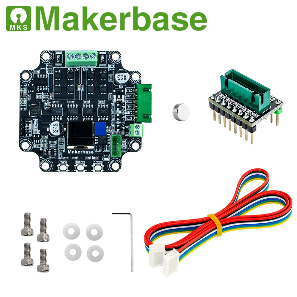 Makerbase MKS SERVO57C PCBA NEMA23 Драйвер шагового двигателя с замкнутым контуром CNC 3d принтер
