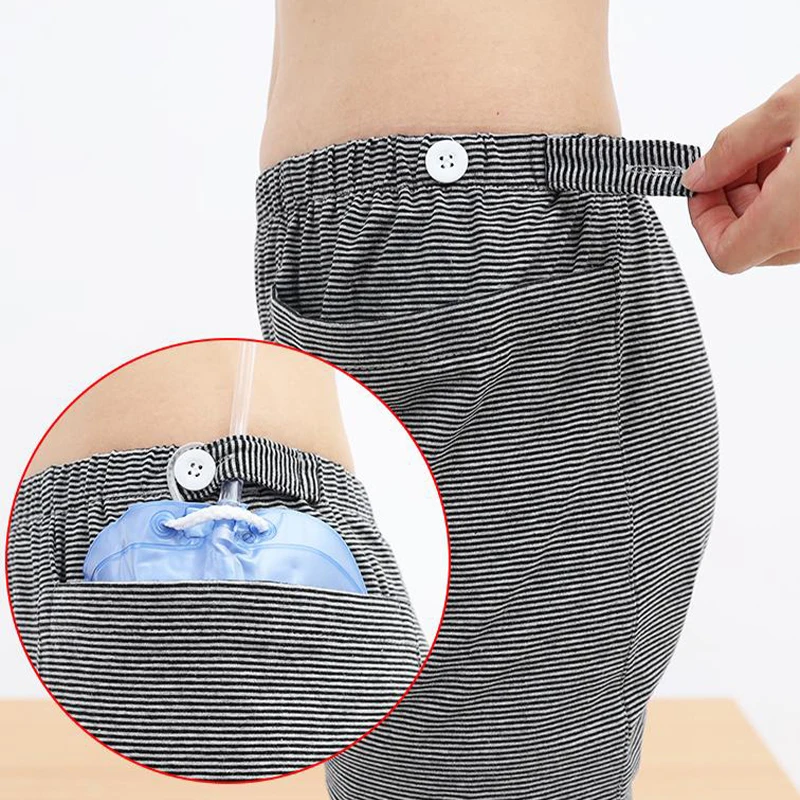 

1Pcs Nursing Underwear For Intestine/Kidney Surgery Easy To Go Out After Operation Stoma Postoperative With Place Of Urine Bag