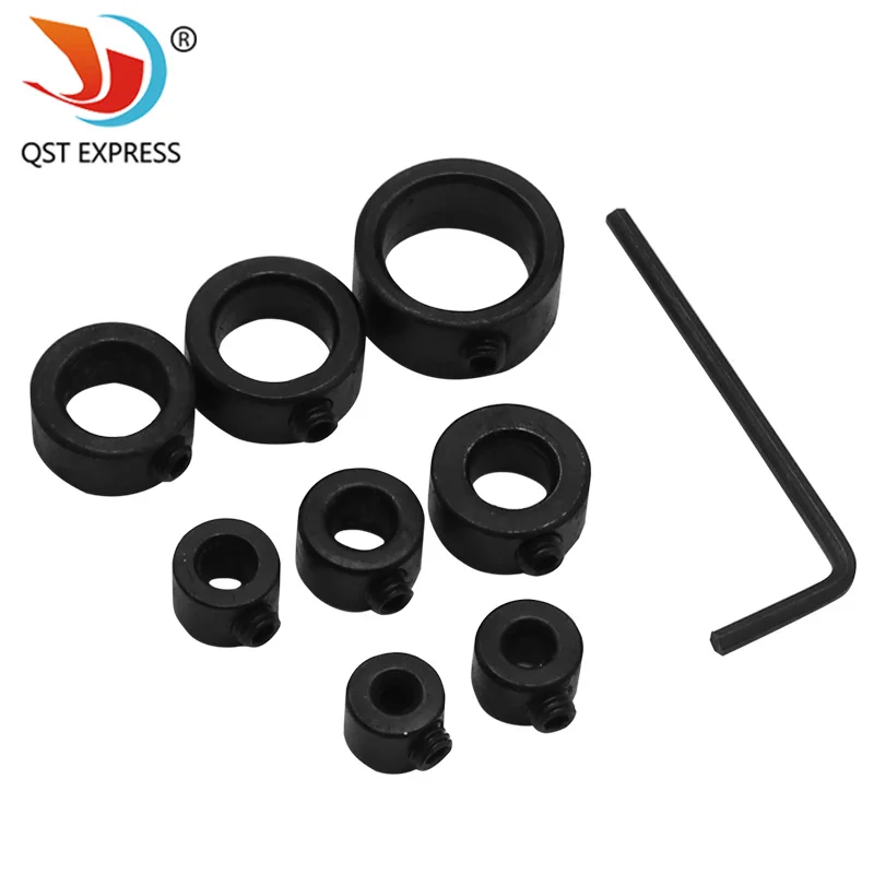 

Стопорные кольца для дрели по дереву, 8 шт./компл., позиционер колец буровой локатор qstexpress