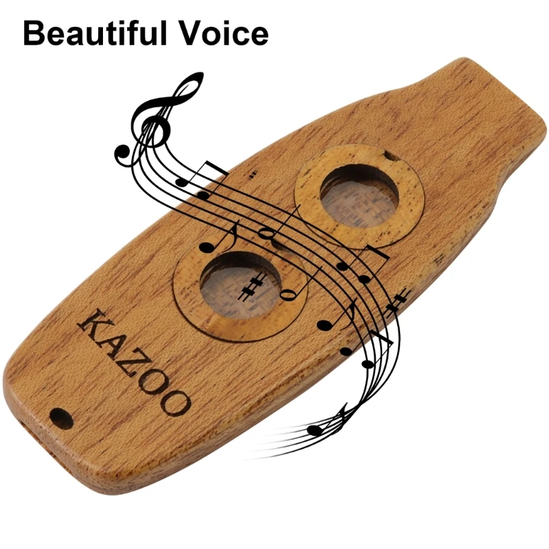 Профессиональный маленький музыкальный инструмент Kazoo с двойной мембраной