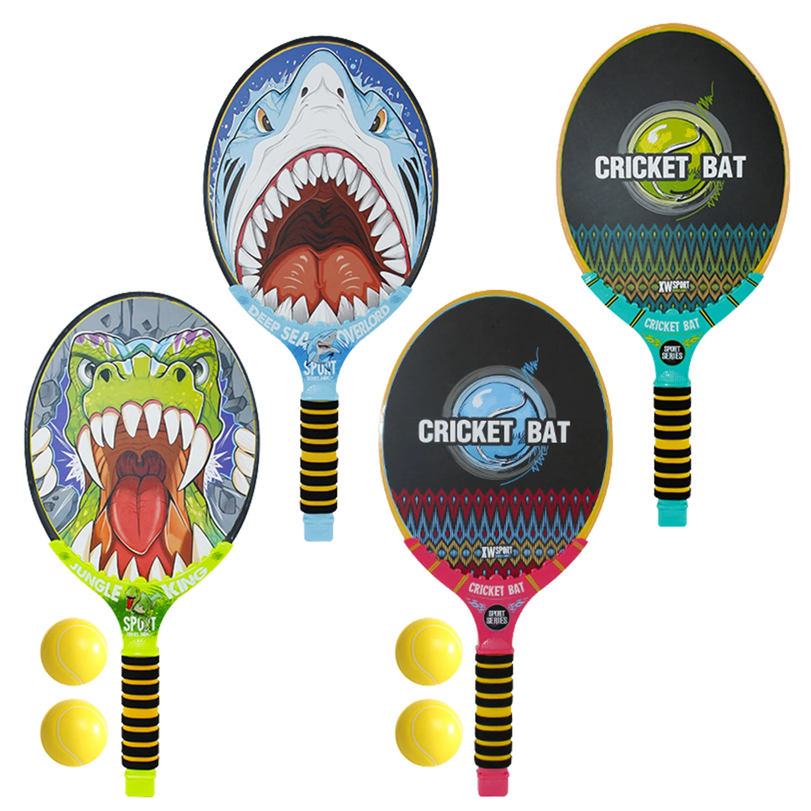 

Cartoon Tennis Racket Kids Tennis Rackets Tennis Starter Kit Junior Tennis Racket Summer Outdoor Beach Sports Toys For Children