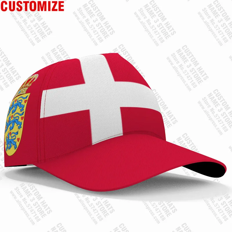 Бейсболка Дания индивидуальное имя номер логотип команды шляпы Dk Dnk Country Travel