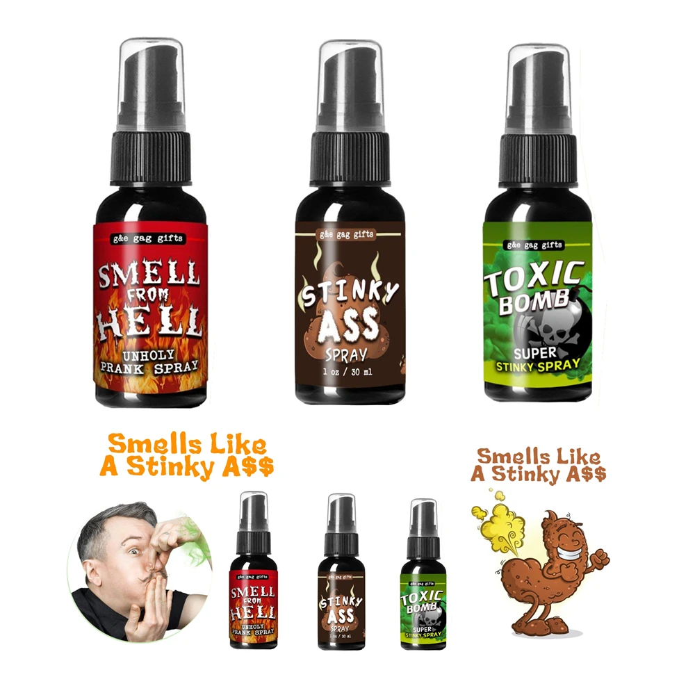 Спрей для розыгрыша 30 мл супер вонючий жидкий пахнущий газ