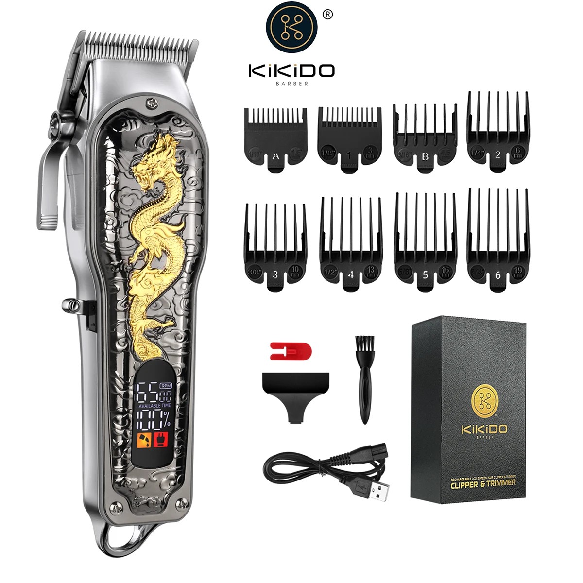 Триммер KIKIDO для волос с зарядкой от USB