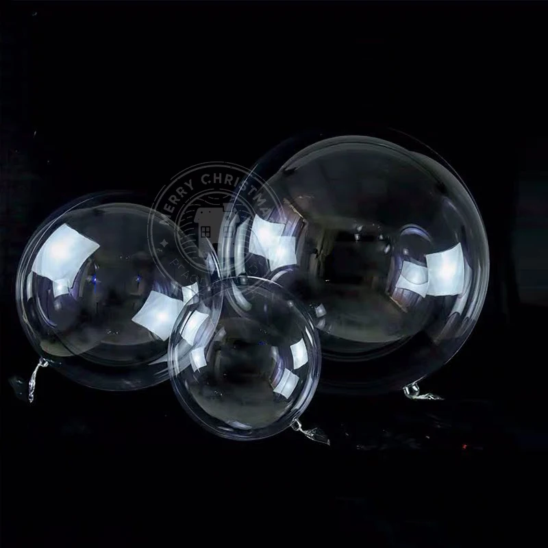 18/20/24/36 дюймов 5 шт. светящиеся прозрачные шары-пузырьки Бобо рождественские