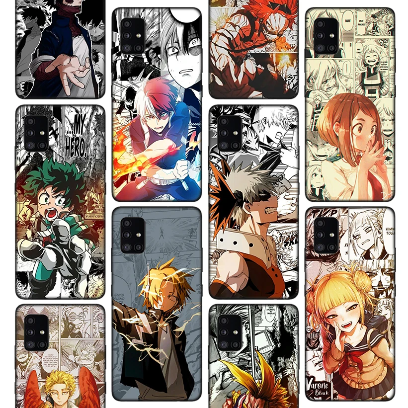 

My Hero Academia Deku Phone Case For Samsung Galaxy A51 A52 A71 A72 A42 A32 A22 A12 5G A02S A31 A21S M12 M21 M31S M32 Cover Coqu