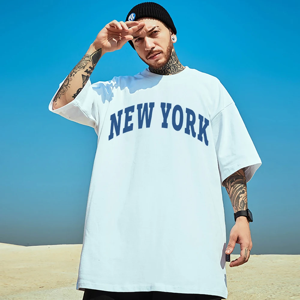 Футболка с коротким рукавом и круглым вырезом из хлопка