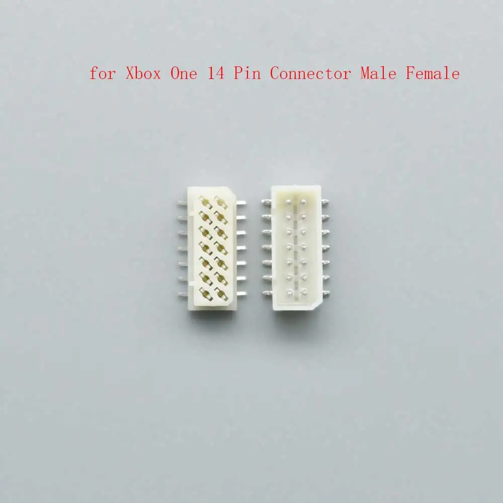 

1 Pair for Xbox One 14 Pin Connector Male Female Handle Main And Auxiliary Board Base Sub Interface Maintenance Accessories