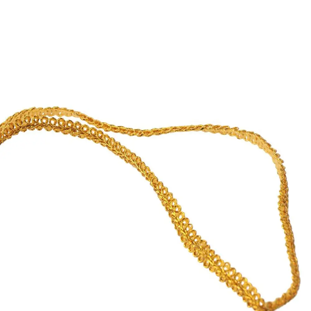 27 ярдов Золотая кружевная отделка оплетка 0 3 дюйма для шитья ручка кошелька