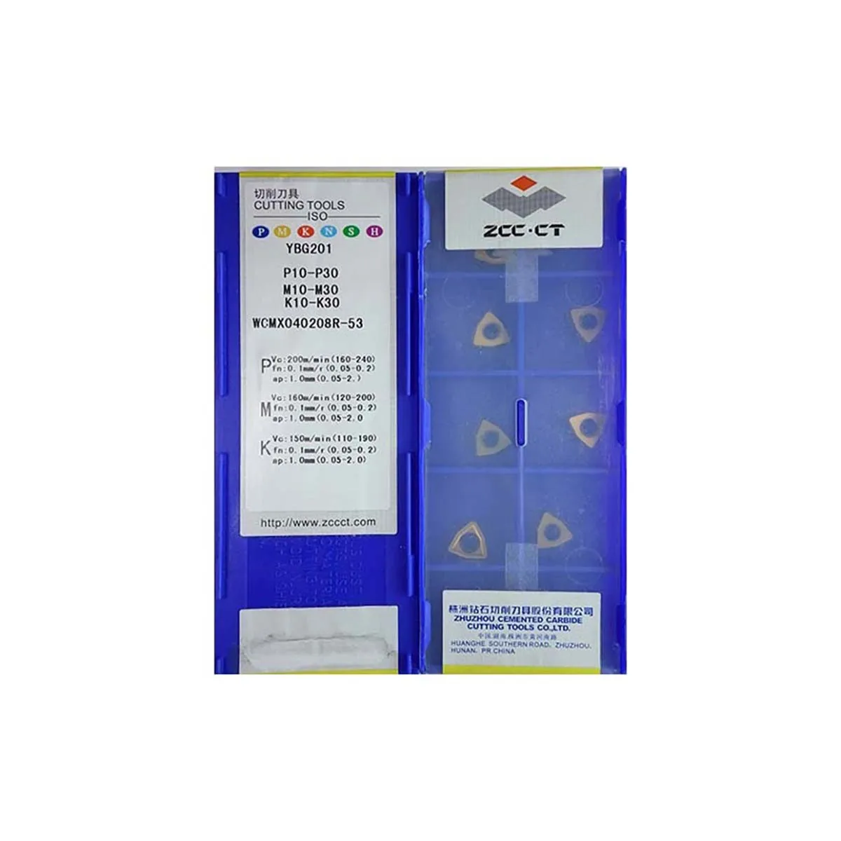 

ZCC CT 100% Original WCMX 080412R WCMX06T308R WCMX06T308R WCMX050308R WCMX040208R WCMX030208R PG YBG202 Carbide Turning Inserts