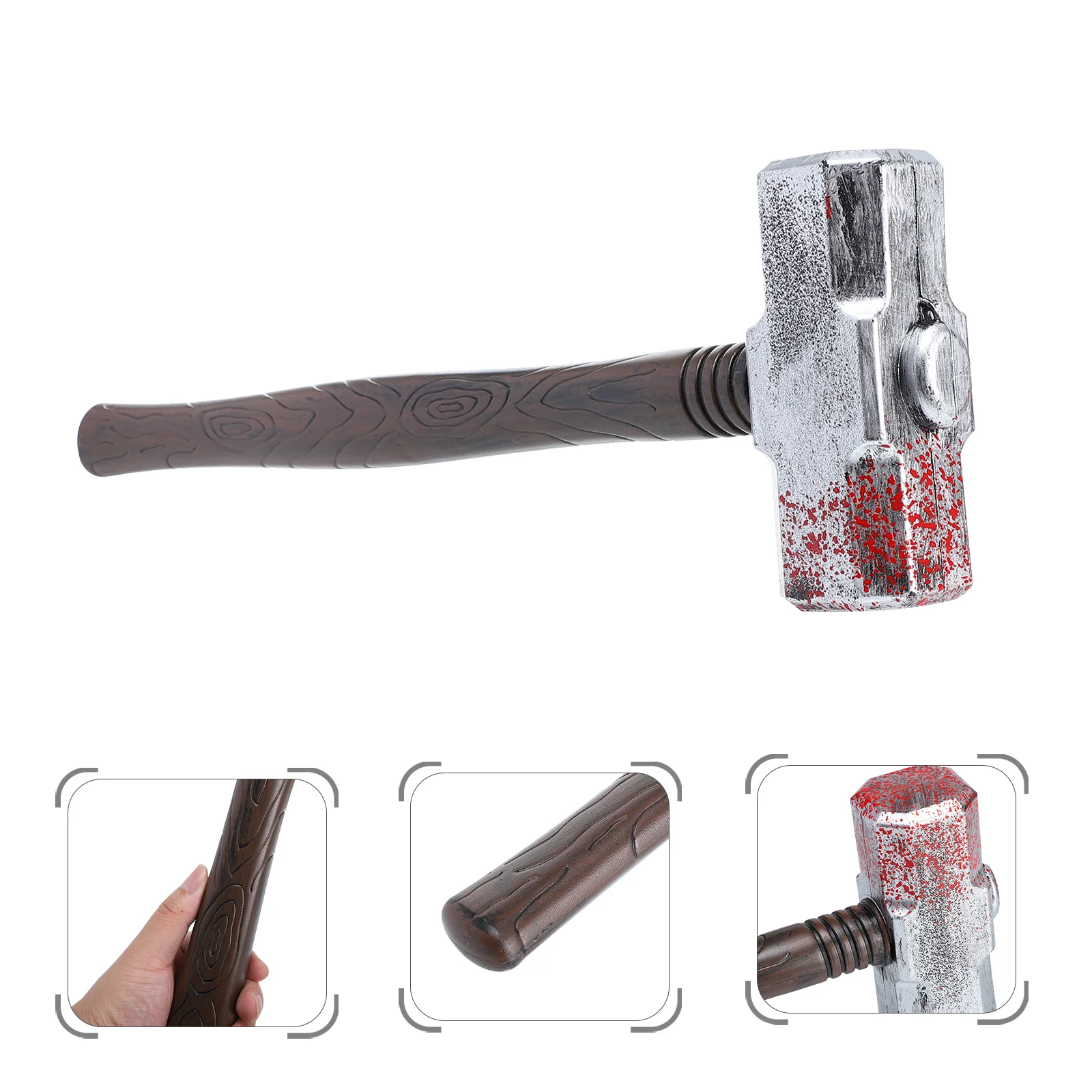 

Equipment Makeup Toy Costume Accessory Halloween Hammer Decor Plastic Plaything