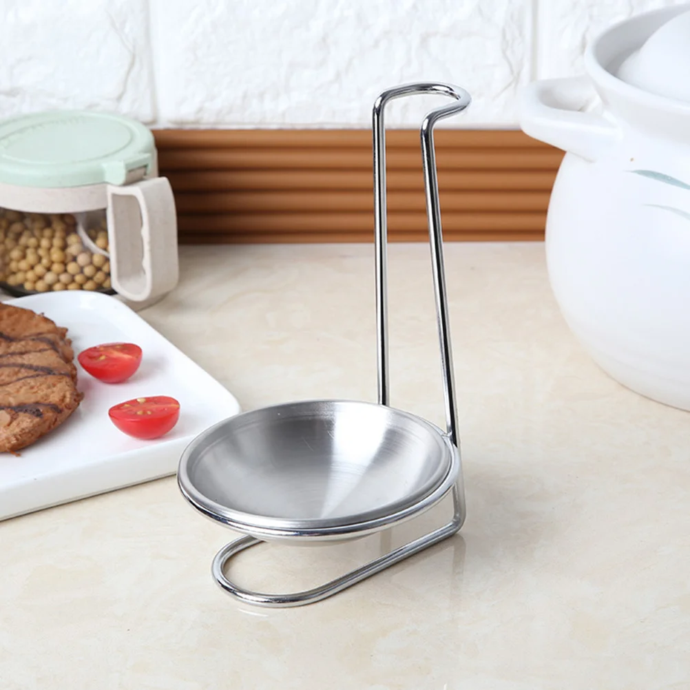 

Spoon Holder Rest Rack Ladle Vertical Soup Upright Steel Stainless Standing Stand Lid Kitchen Hotpot Stove Ladles Utensils Pot