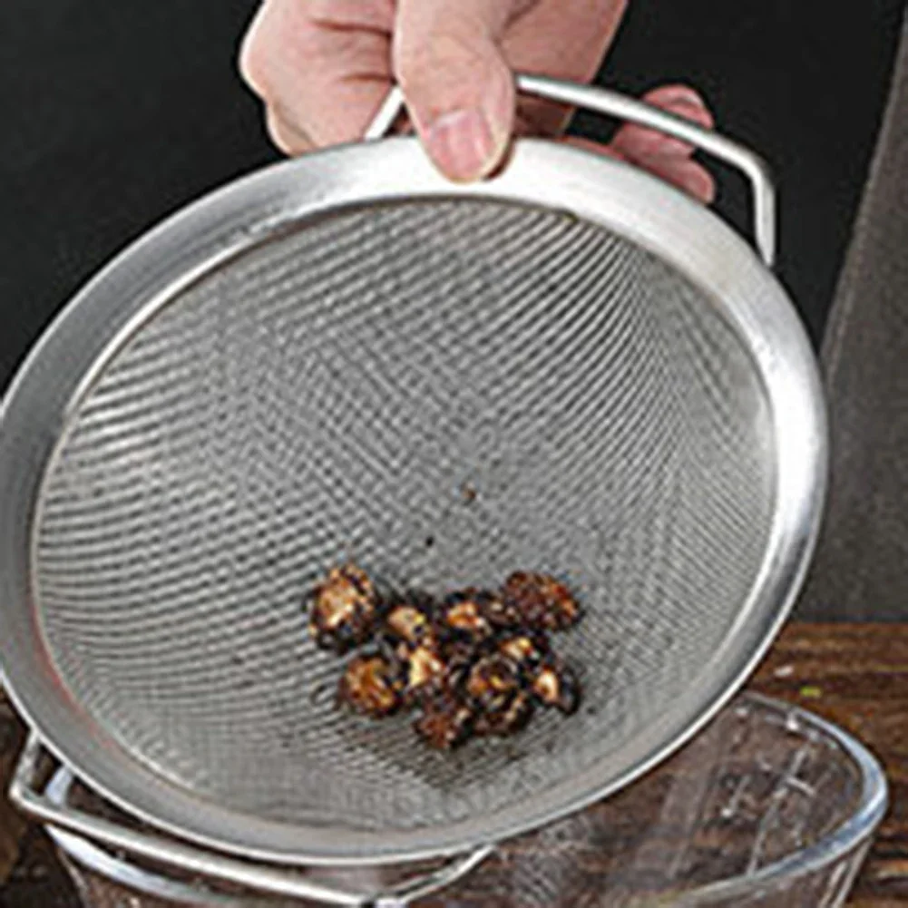 Фильтр с двойной ручкой сито для муки фильтр делает кухню более аккуратной