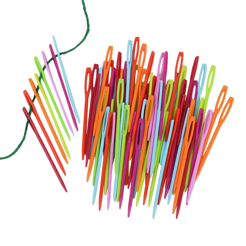 

100pcs Sweater Stitching Needle Multicolor Plastic Knitting Crochet Locking Stitch Marker Craft Sewing Accessories Weaving Tool