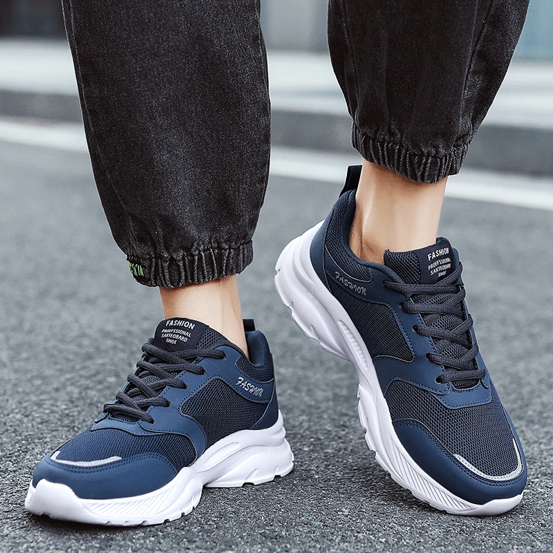 Breathable Comfortable Casual Sneakers Men's  Adult Teenagers Outdoor Running Shoes Walking Shoes School Sports Shoes 39-46