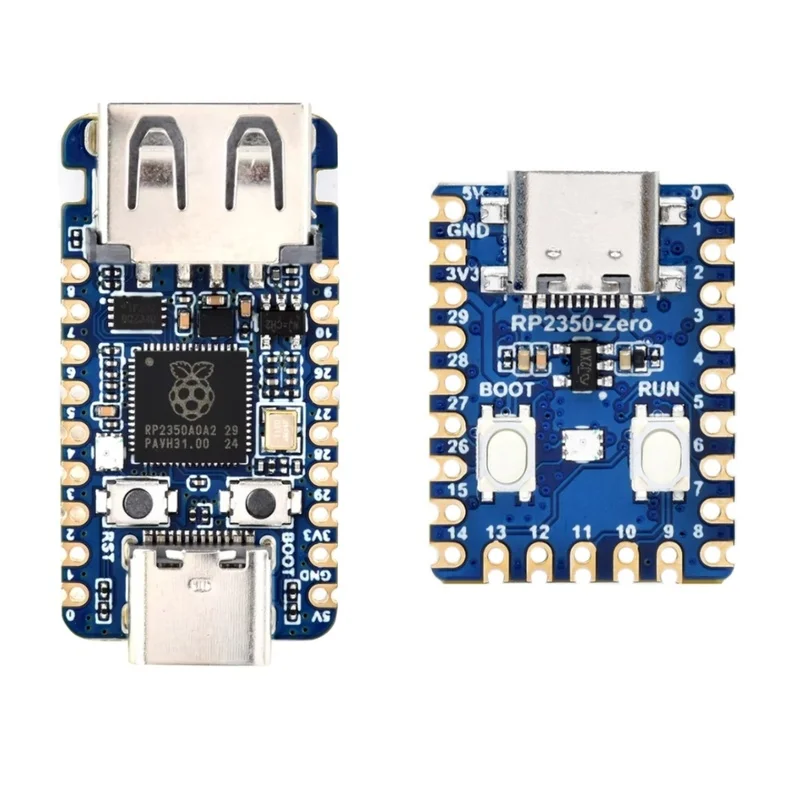 Фото Плата разработки Pi Pico 2 RP2350 USB A/Zero с встроенным портом расширения Type-A/C, совместимая с протоколами 2.0/1.1 №2