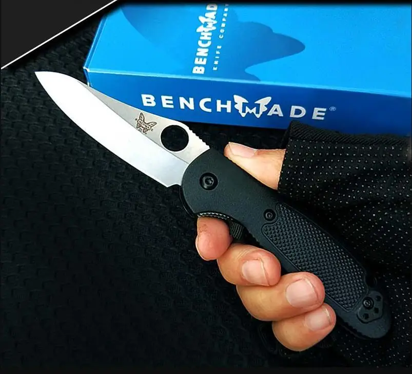 Benchmade BM555 мини осевой Складной нож 440C острое лезвие FRN Ручка Кемпинг Открытый ножи