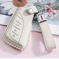 For Lexus UX ES UX200 UX250h ES200 ES300h ES350 US200 US260h Leather Car Remote Key Case  Cover Holder Smart Keychain Pink New