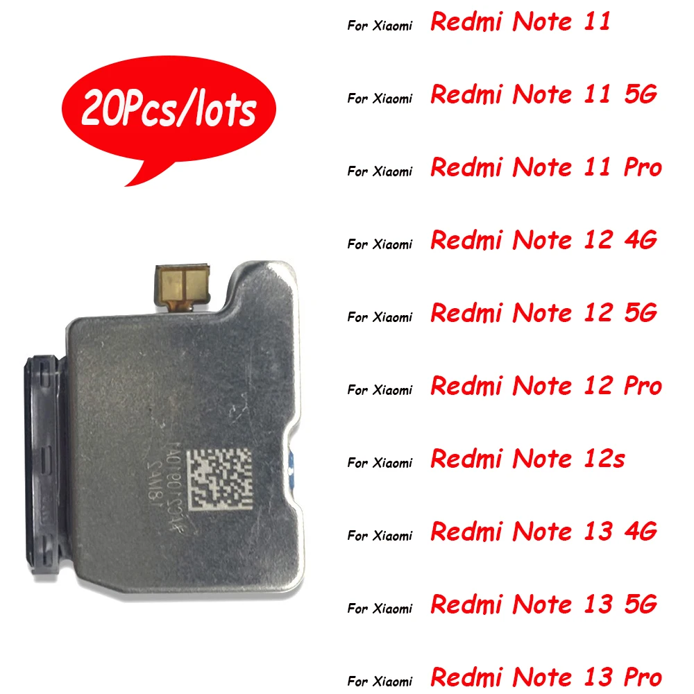 20 шт. гибкий кабель для Xiaomi Redmi Note 12 4G 12S 13 11 Pro Plus