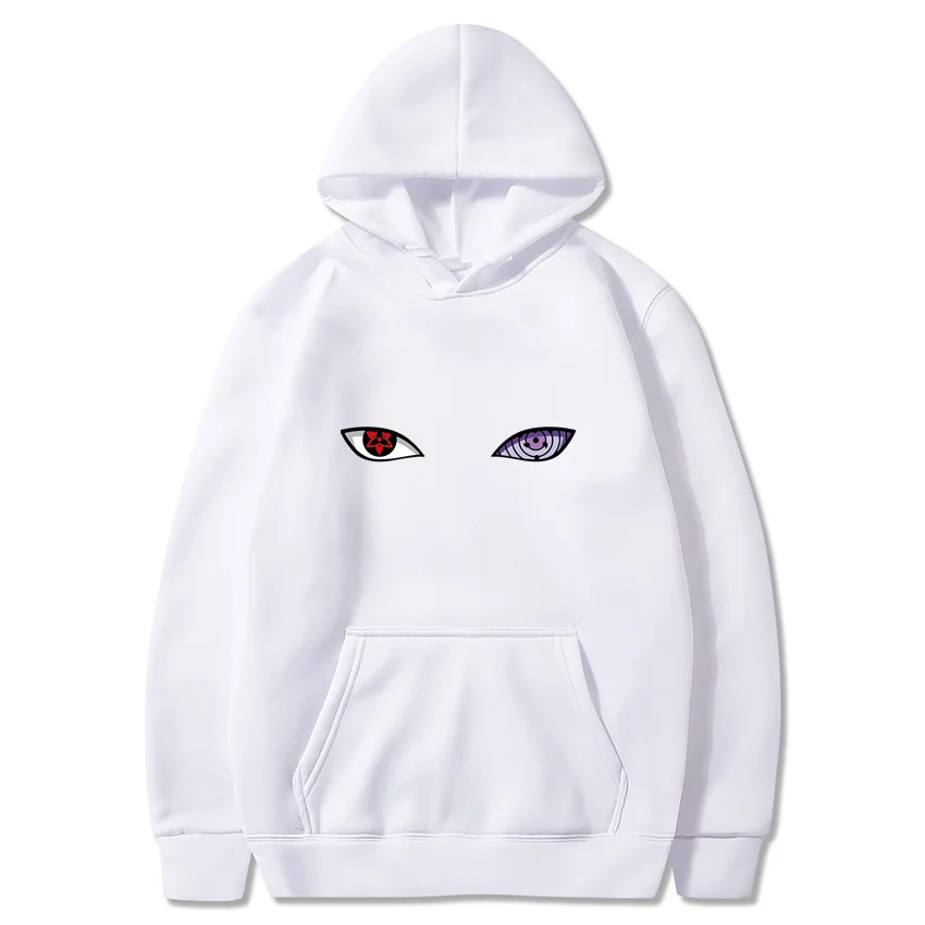 

Hoodie Unisex Harajuku Japanese animation Pullover couple street fashion casual eye printed Sweatshirt