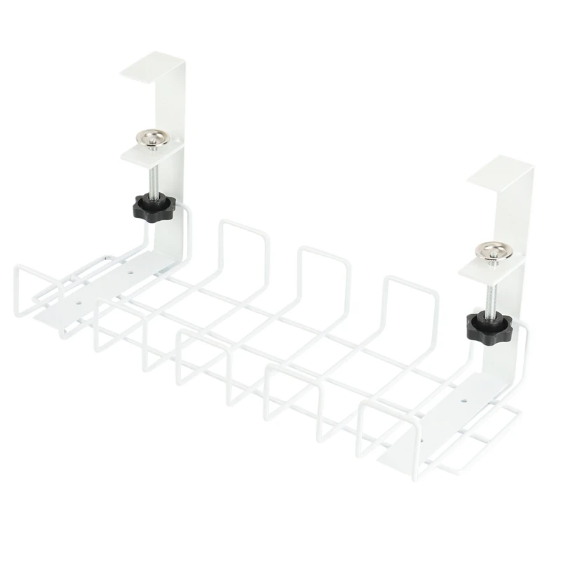 

Undercounter Cable Management Tray-No Need To Drill Wire Management, Suitable For Home Office Desk