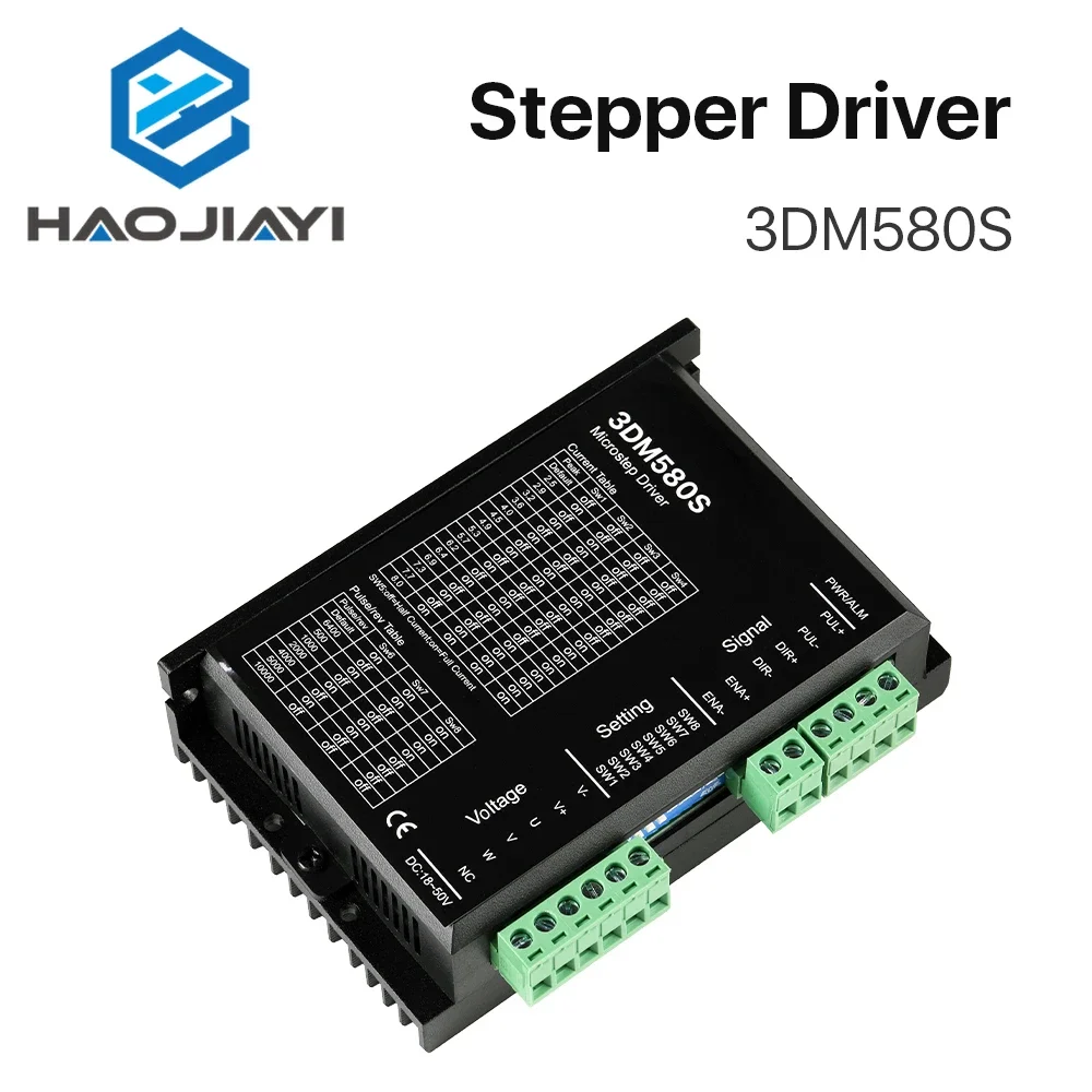 3-фазный драйвер шагового двигателя 3DM580S напряжение питания 24-50 В постоянного