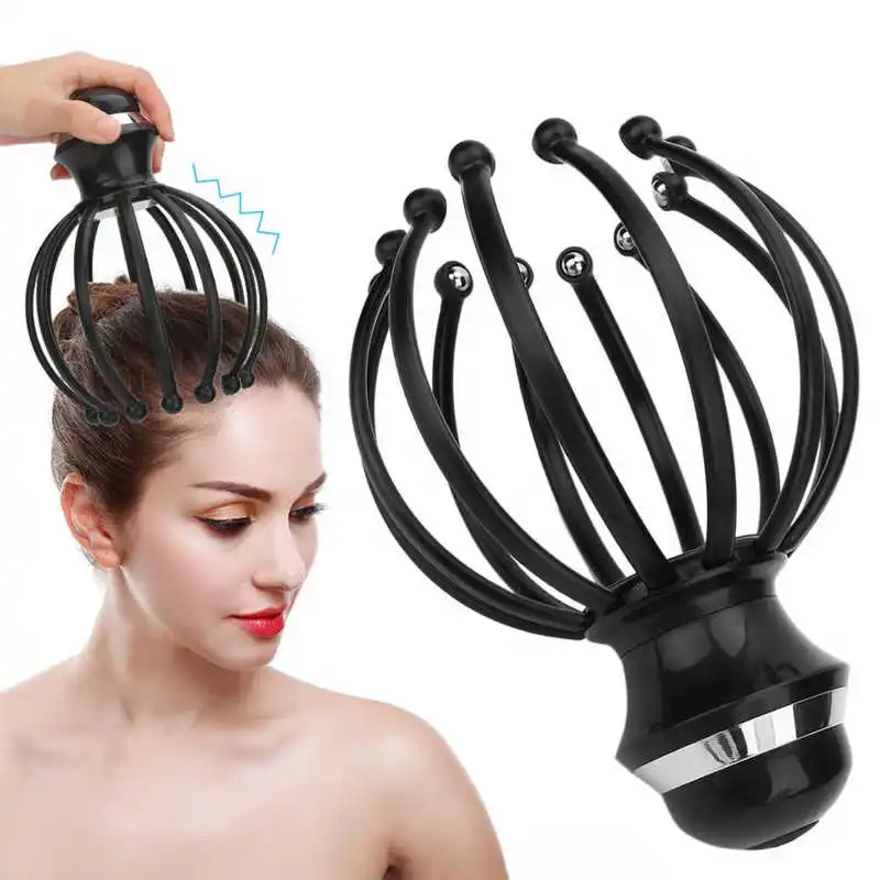 

Electric Vibration Head Massager Fatigue Stress Relief Massage 12‑Claw Instrument Head Stress Relief Vibration Massage