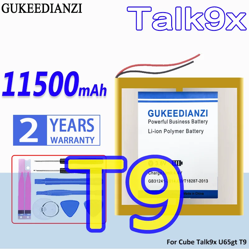 Сменный аккумулятор GUKEEDIANZI большой емкости 11500 мАч для Cube Talk9x U65gt T9 для ALLDOCUBE TALK9 TALK9X