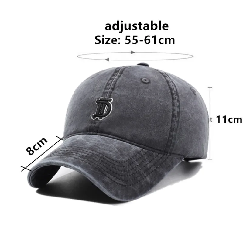 Кепка Snapback новые весенние бейсболки из стираного хлопка с вышивкой для мужчин и
