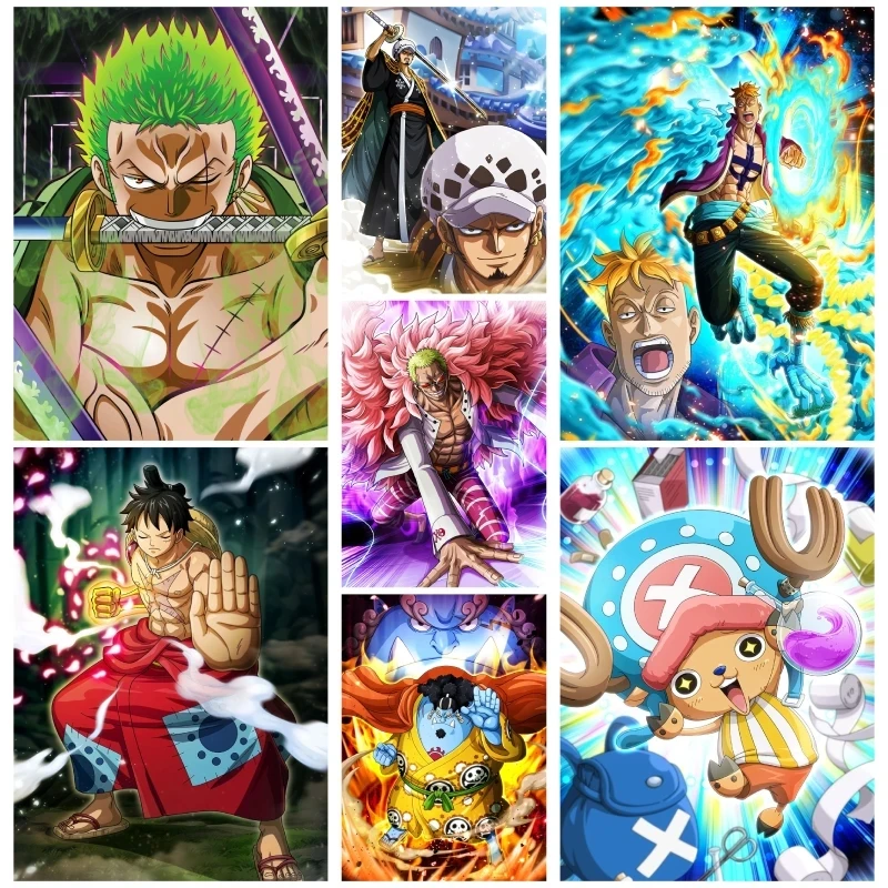 

One Piece Classic Poster Vinsmoke Sanji HD Canvas Tony Tony Chopper Print Painting Shanks Art Wall Picture Home Decor Background