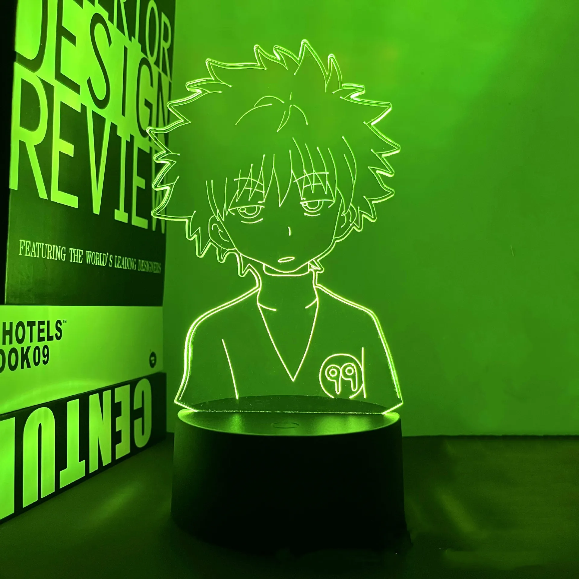Hunter X Аниме ночной Светильник 3D GON · FREECSS Killua Zoldyck Hisoka лампа цветная светодиодная