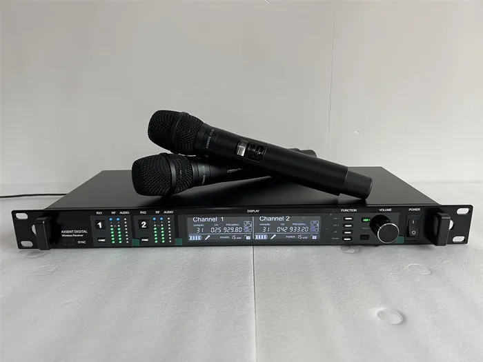 Фото True Diversity AD4D KSM9 конденсаторная ручная петличная гарнитура uhf Stage двухканальная звуковая система уличный беспроводной микрофон №2