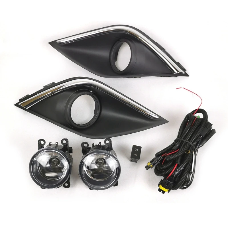 Автомобильный передний бампер из АБС-пластика дневные ходовые огни в сборе с