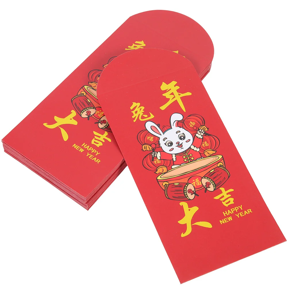 

Red Year Rabbit Packet Money Envelopes Envelope Packets Pocket Festival Spring 2023 New Gift Bagthe Wedding Chinese Cashpaper